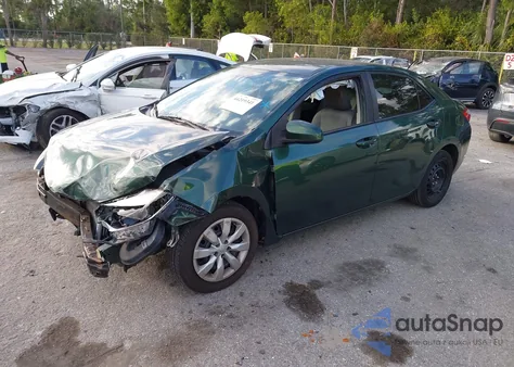 2016 Toyota Corolla Le z USA, uszkodzony, nr VIN 2T1BURHE8GC566733